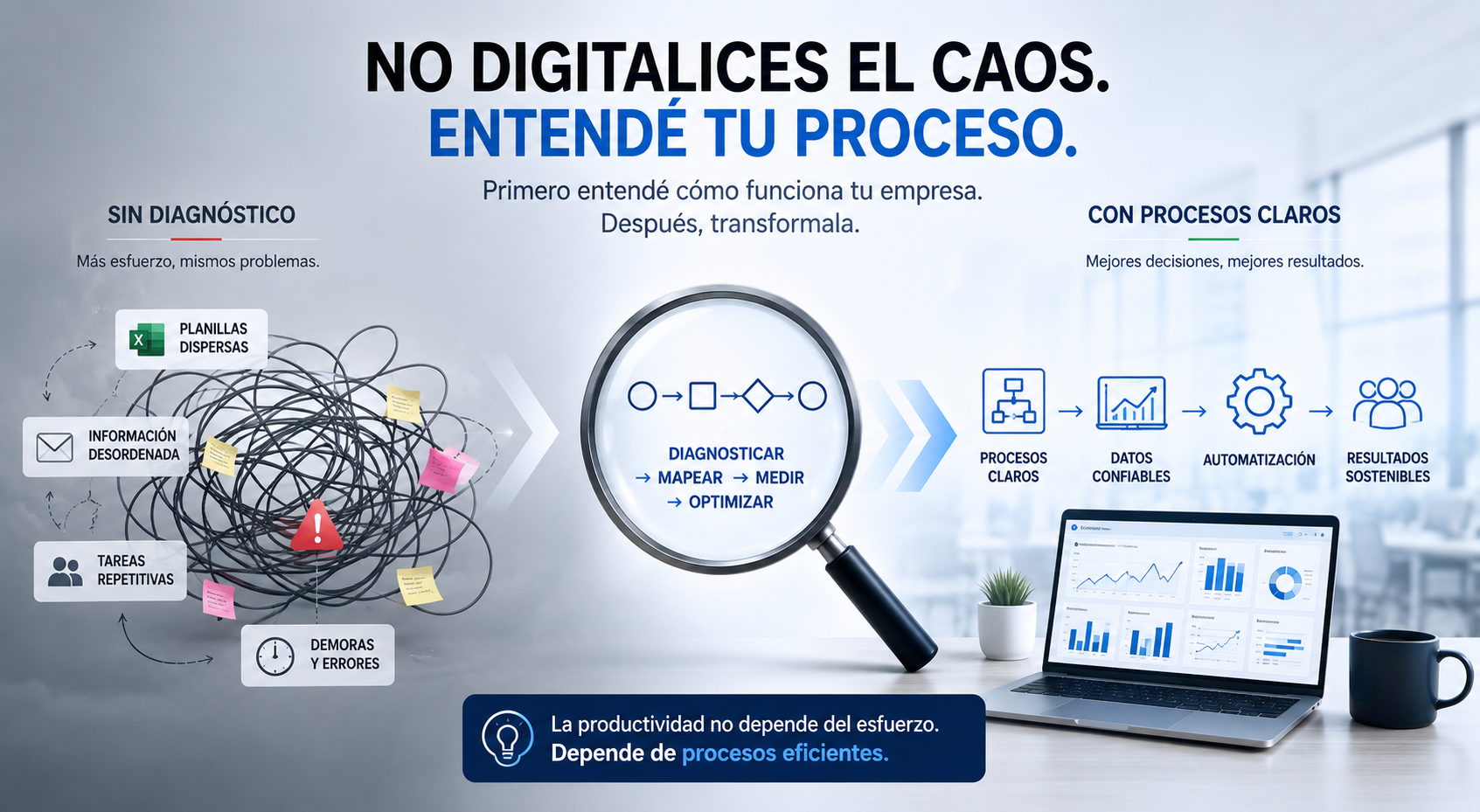 ¿Tu empresa tiene un problema de productividad… o un problema de procesos?