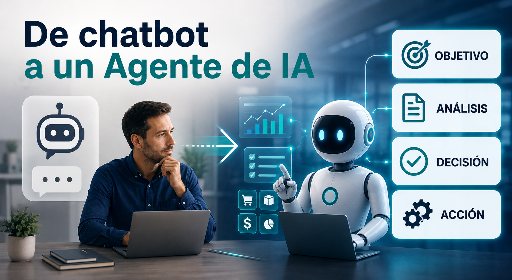 De chatbot a colega digital: qué es un agente de IA
